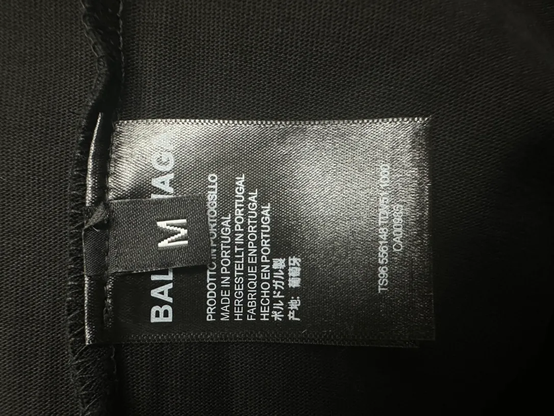 【BALENCIAGA】 24ss T Blue B 。 ， Versatile。 ， ， 。 ， Same Style ， 。 ：Black White Size：S-XL